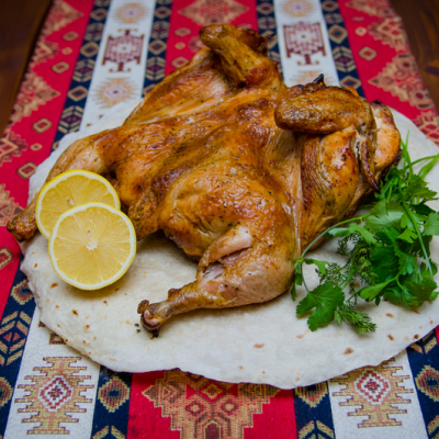 Курица приготовленная в тандыре